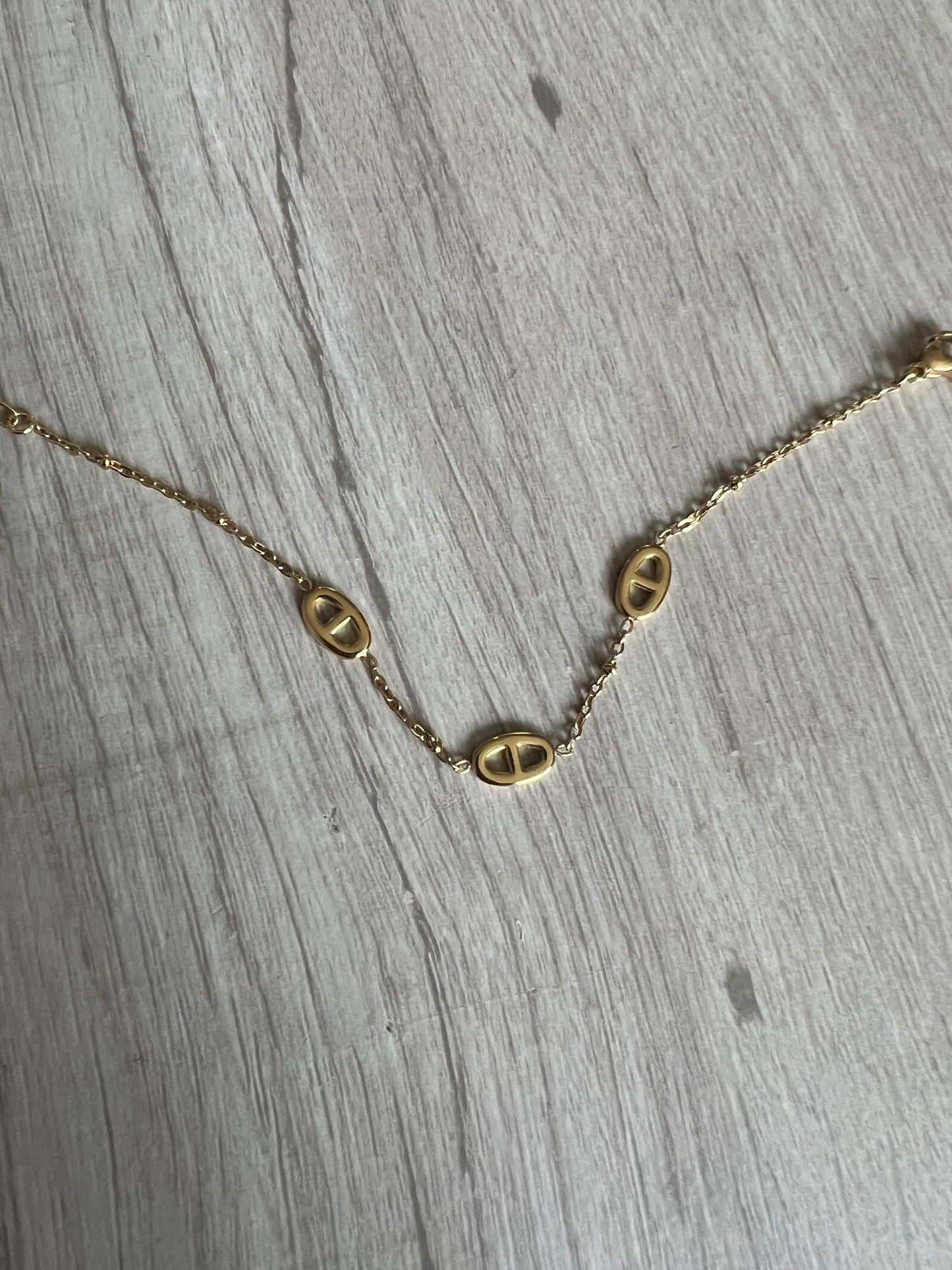 Bracelet Acier Inoxydable – 3 Symboles Arrondis Élégants