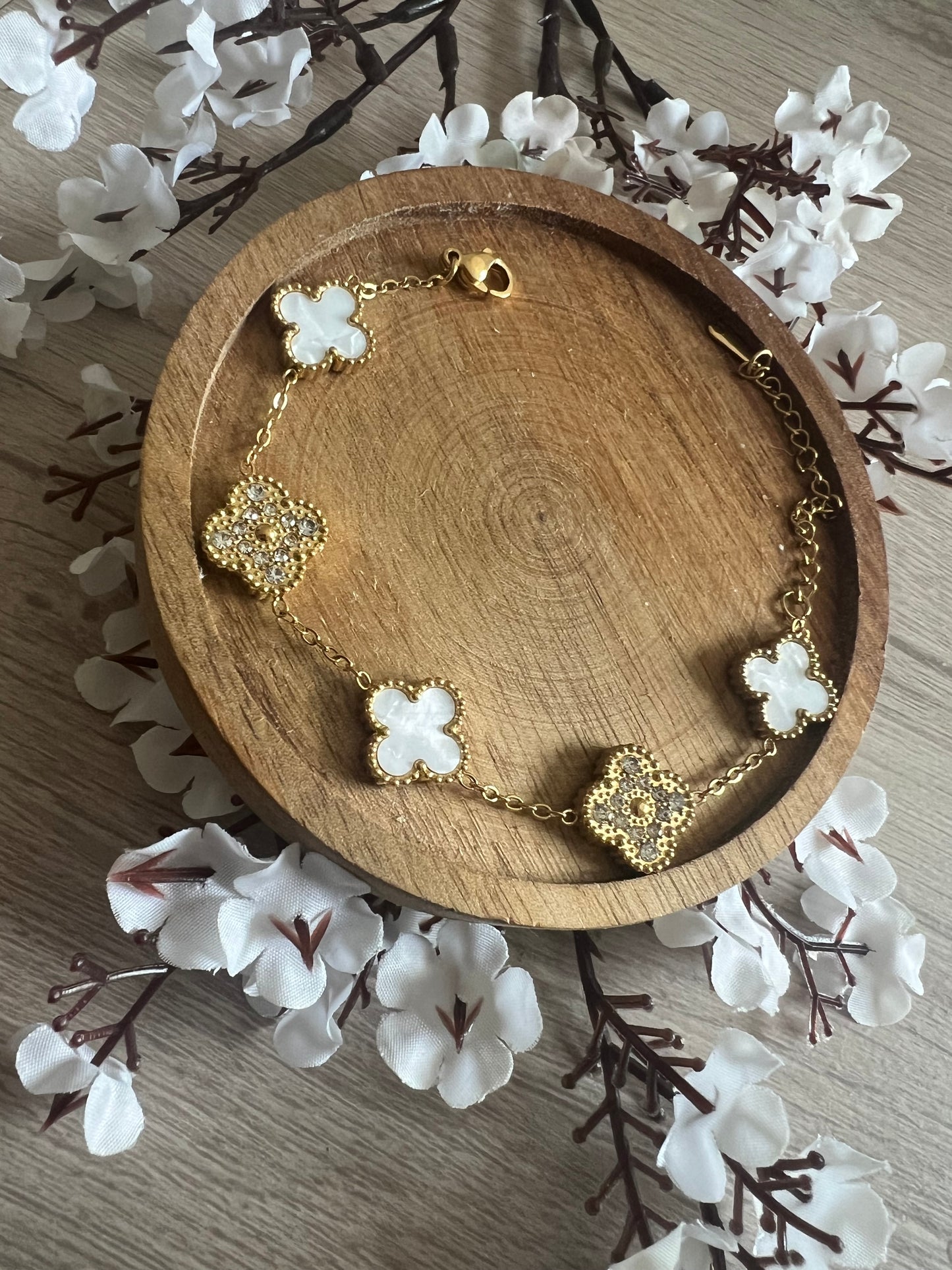 Bracelet trèfles