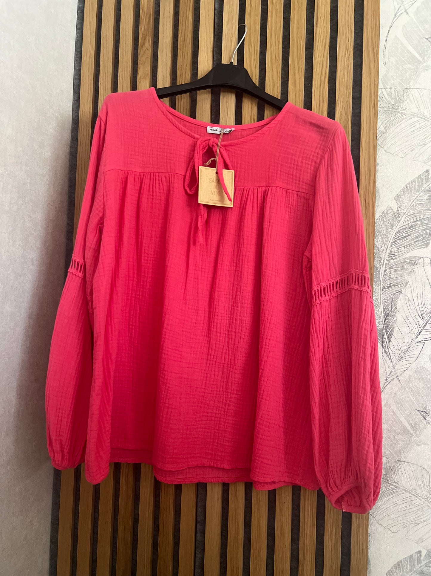 💖 Haut Fuchsia Flash – Douceur & Éclat