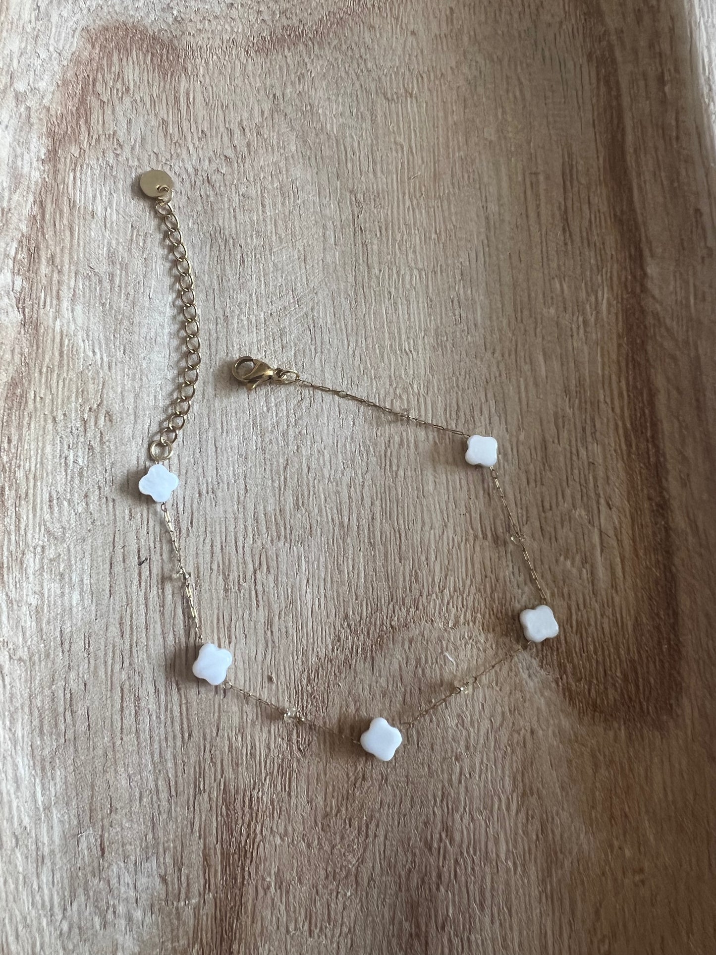 Bracelet Trèfle Chance & Chaîne Fine