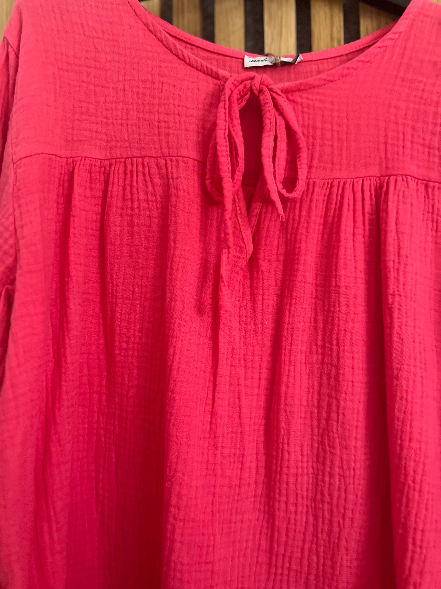 💖 Haut Fuchsia Flash – Douceur & Éclat