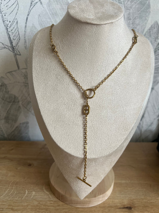 Collier en Acier Inoxydable – Élégance