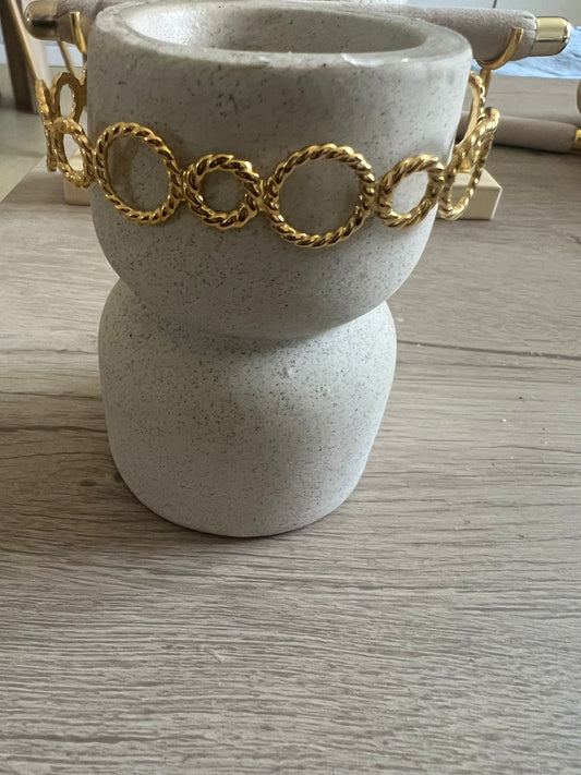 Bracelet Large Arrondi Moderne
